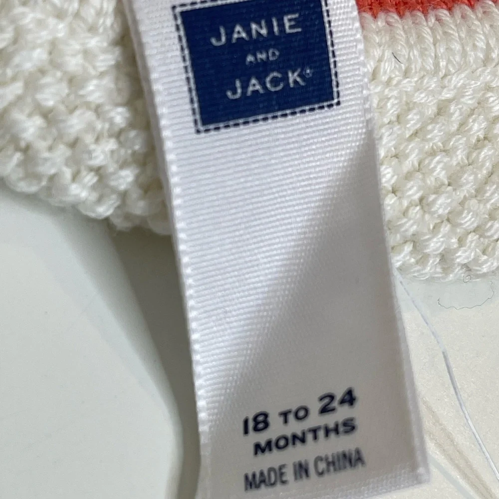 Janie & Jack Knit Pompom Beret 18-24 months
